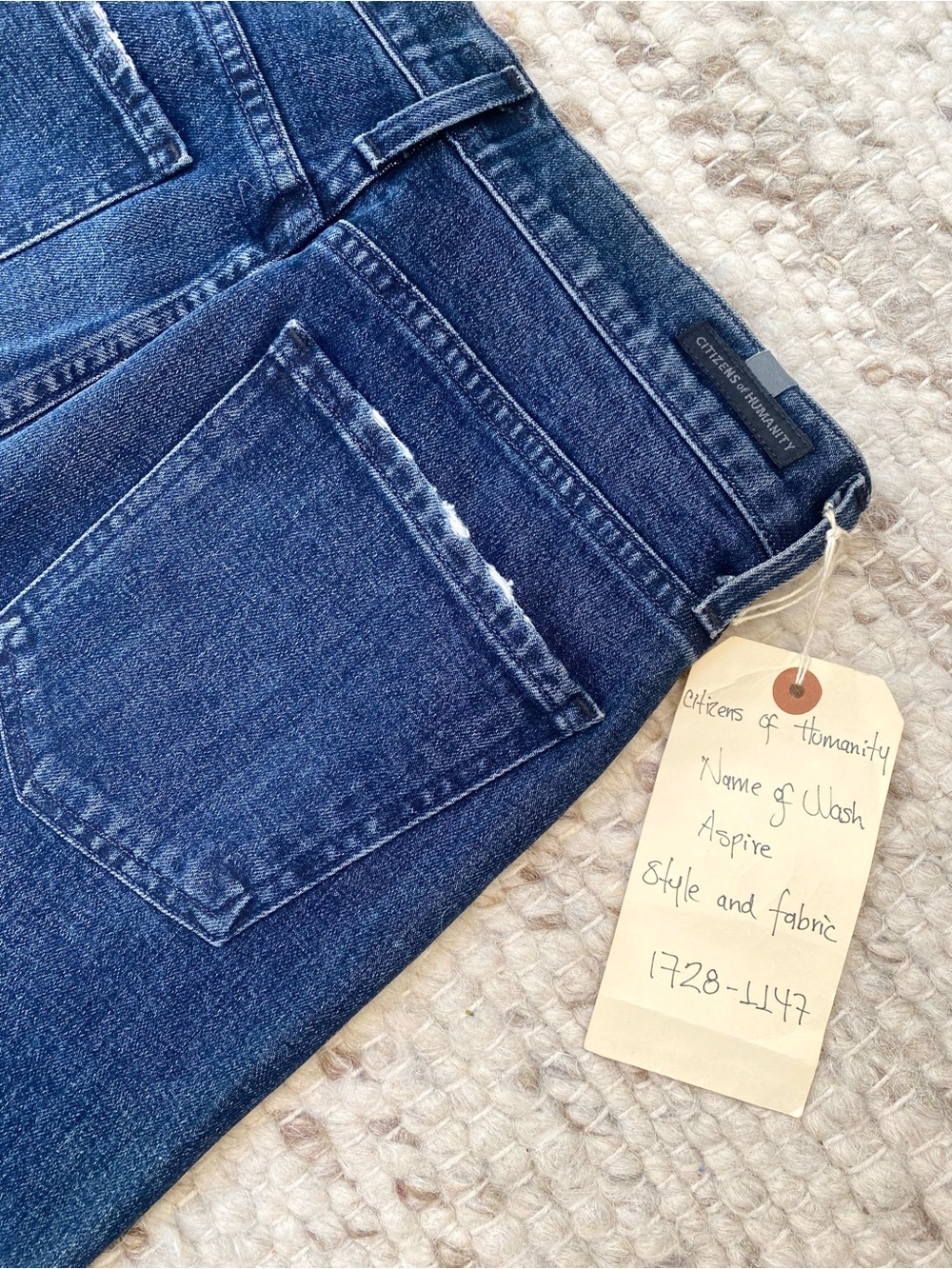 Citizens of Humanity NWT Olivia High Rise Slim Jeans Aspire, Size 27 - Picture 8 of 11